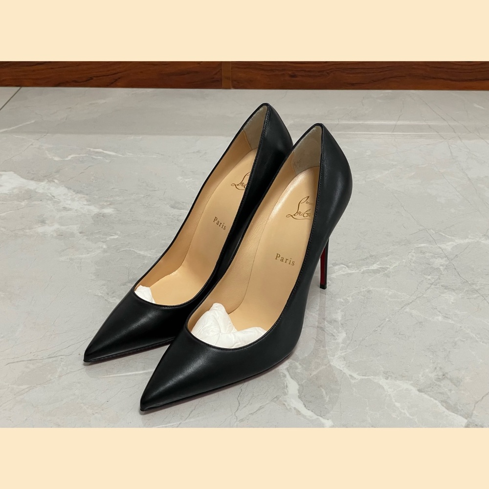 Christian Louboutin Kate 100 Pumps Nappa Black EU 42